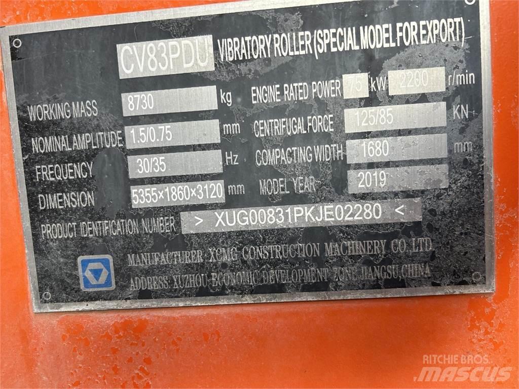 XCMG CV83PDU Tvilling tromle