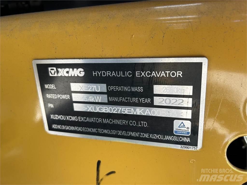 XCMG XE27U Minigravemaskiner