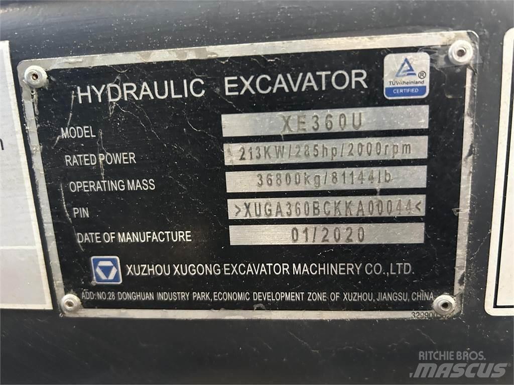 XCMG XE360U Gravemaskiner på larvebånd