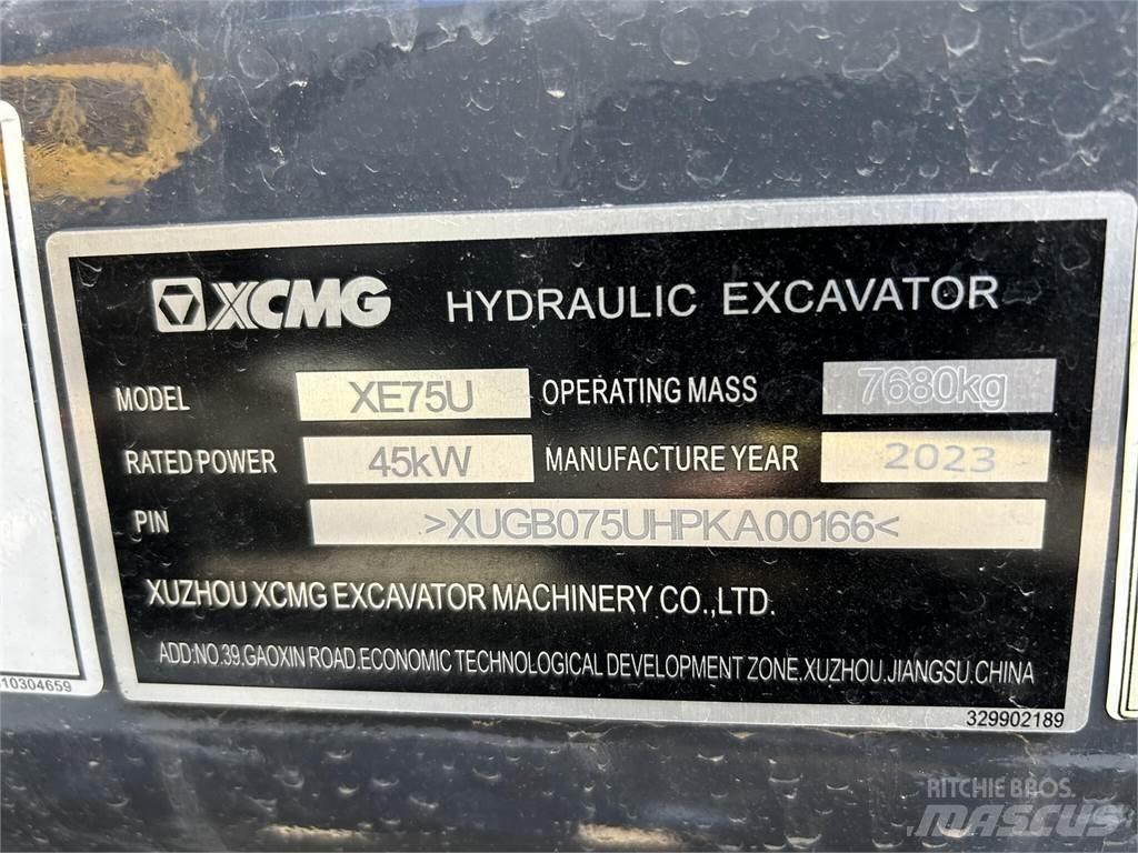 XCMG XE75U Gravemaskiner på larvebånd