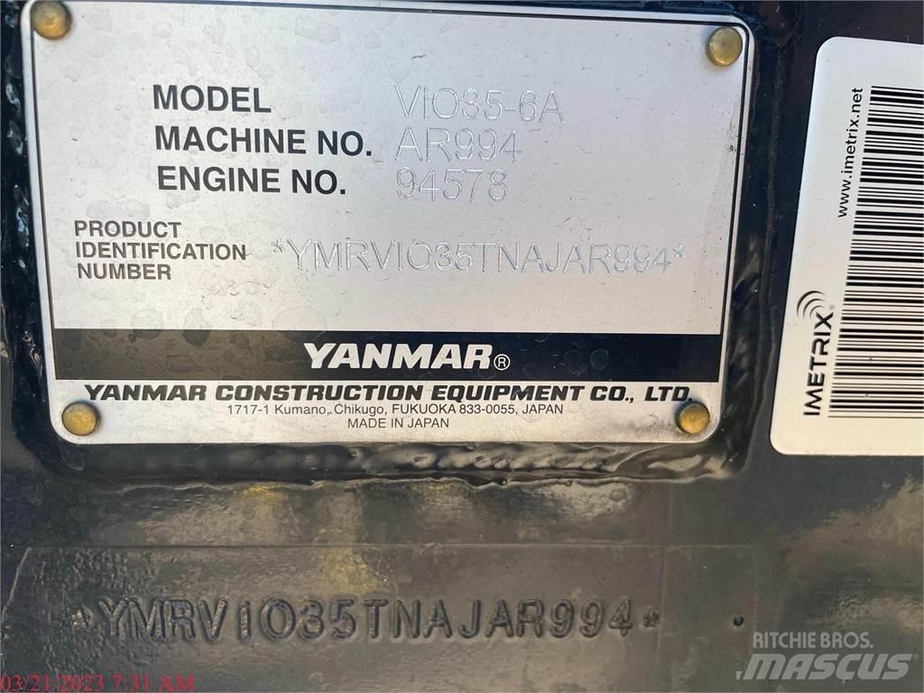 Yanmar VIO35-6A Minigravemaskiner