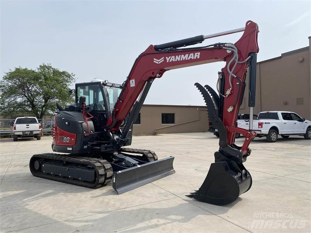Yanmar VIO80 Gravemaskiner på larvebånd