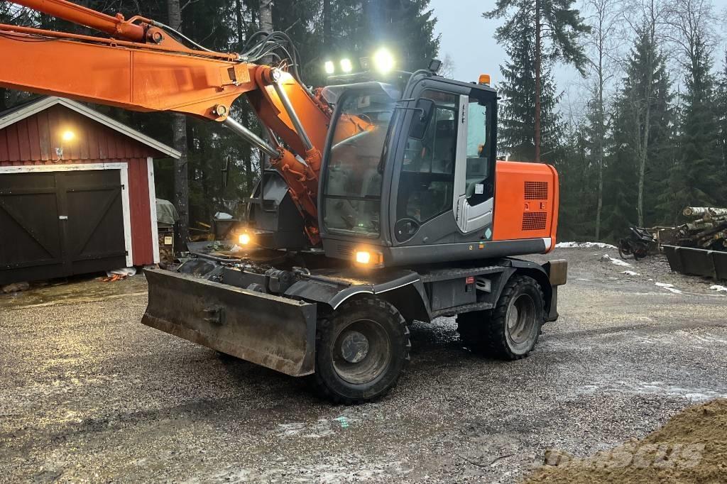 Hitachi ZX 140 W-3 Gravemaskiner på hjul