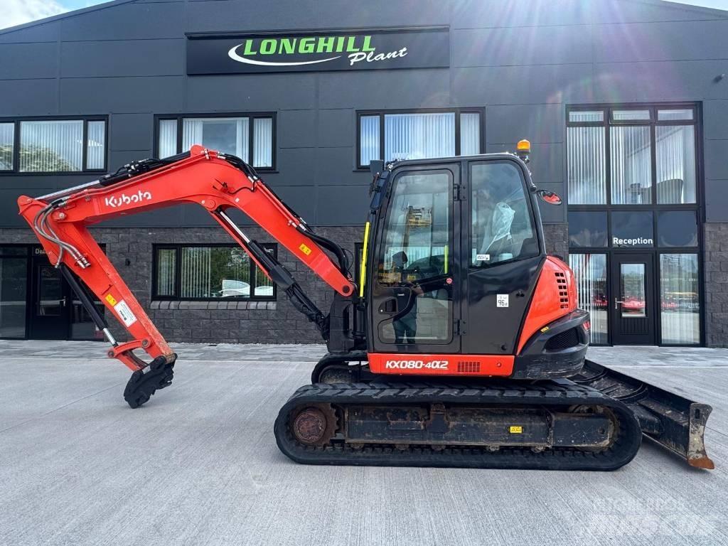 Kubota KX 080-4 Midi-gravemaskiner 7t - 12t