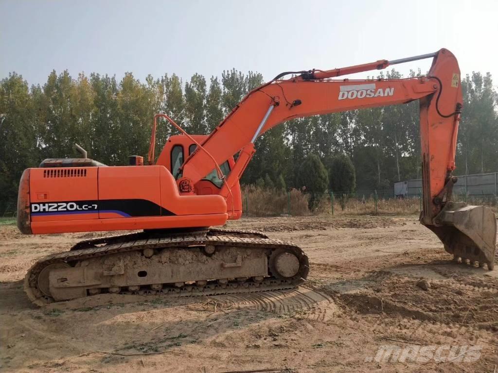 Doosan dh220lc-7 Gravemaskiner på larvebånd