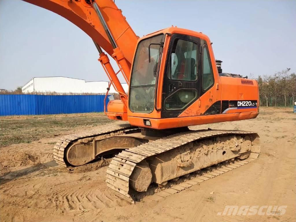 Doosan dh220lc-7 Gravemaskiner på larvebånd