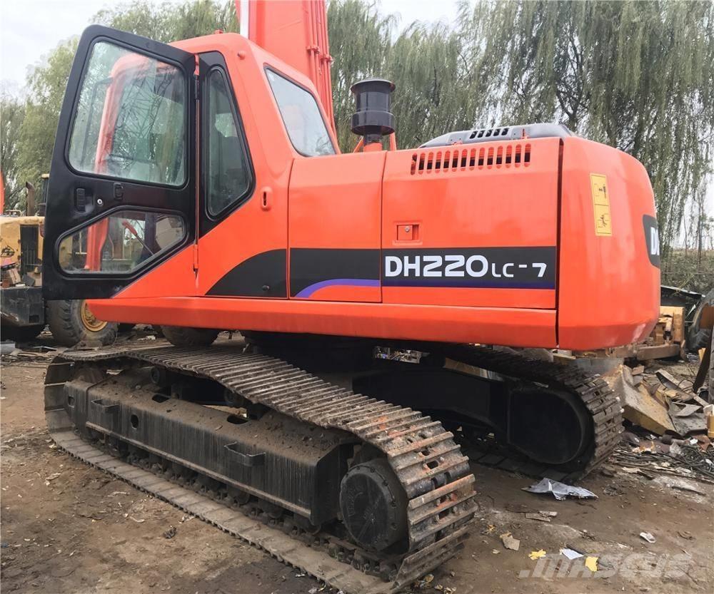 Doosan dh220lc-7 Gravemaskiner på larvebånd