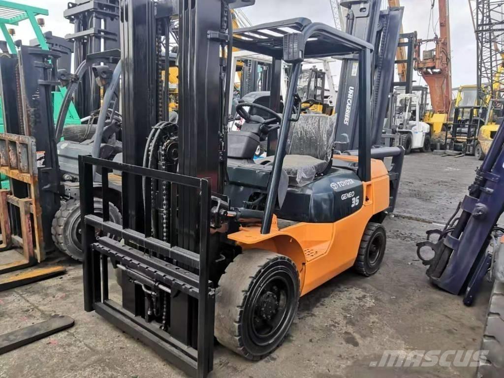 Toyota 3.5 ton Diesel gaffeltrucks