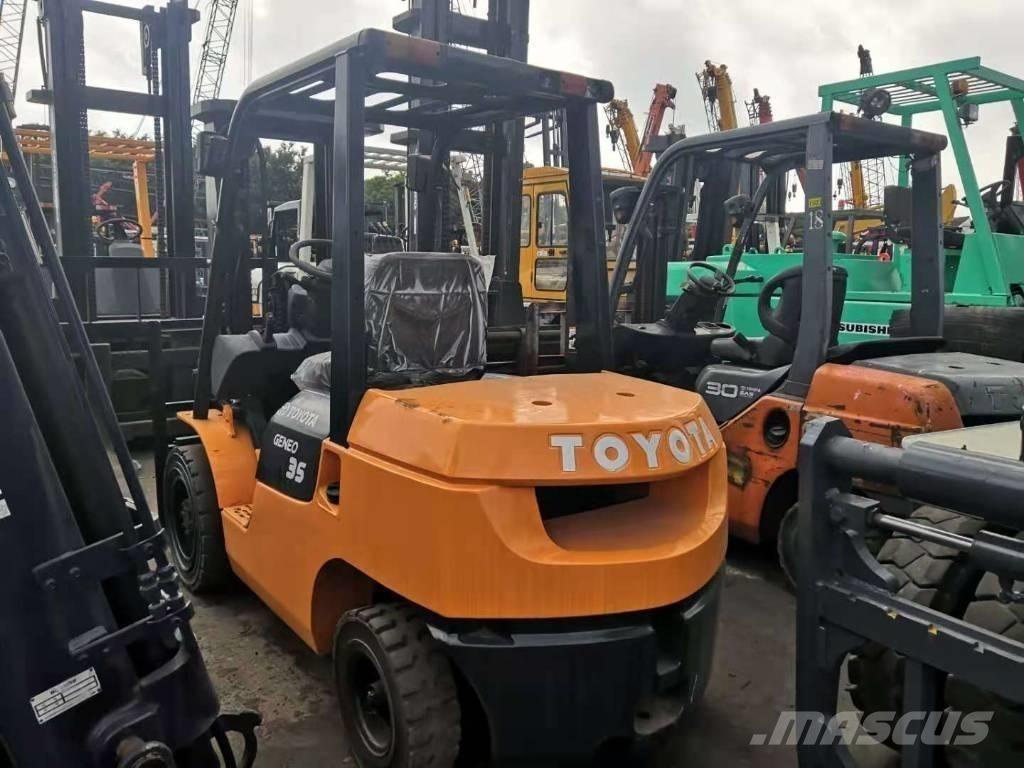Toyota 3.5 ton Diesel gaffeltrucks