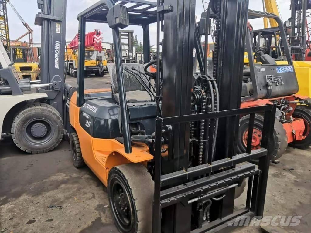 Toyota 3.5 ton Diesel gaffeltrucks