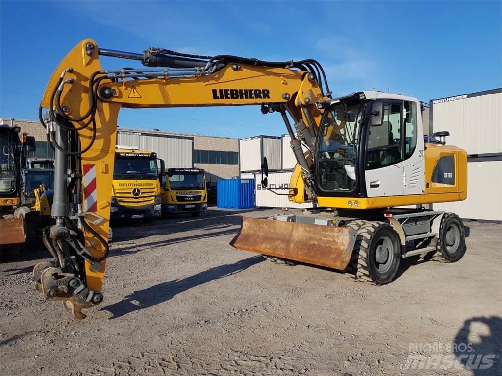 Liebherr A918 Gravemaskiner på hjul