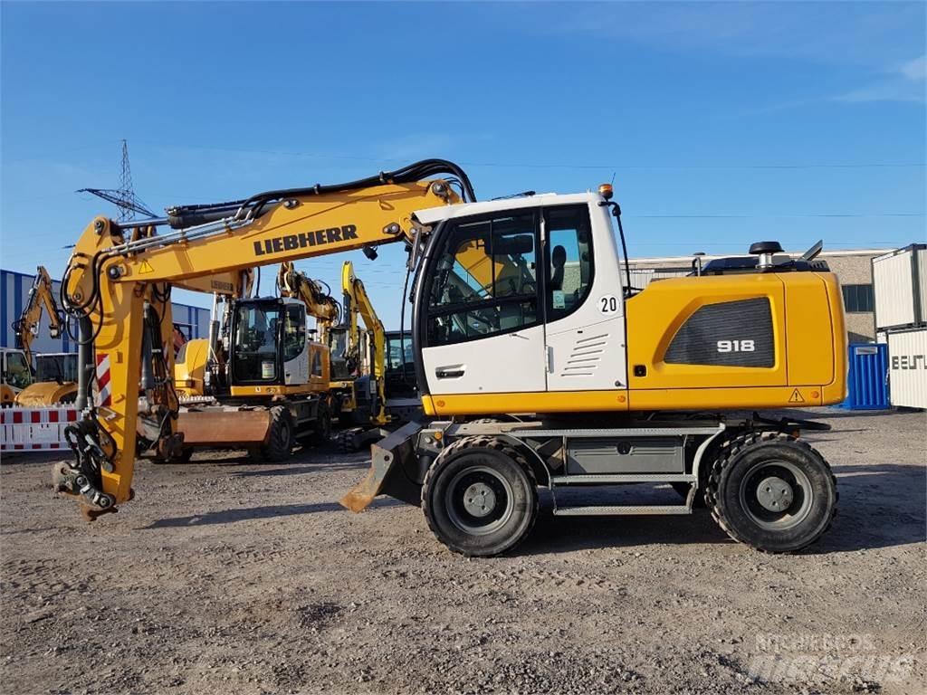 Liebherr A918 Gravemaskiner på hjul