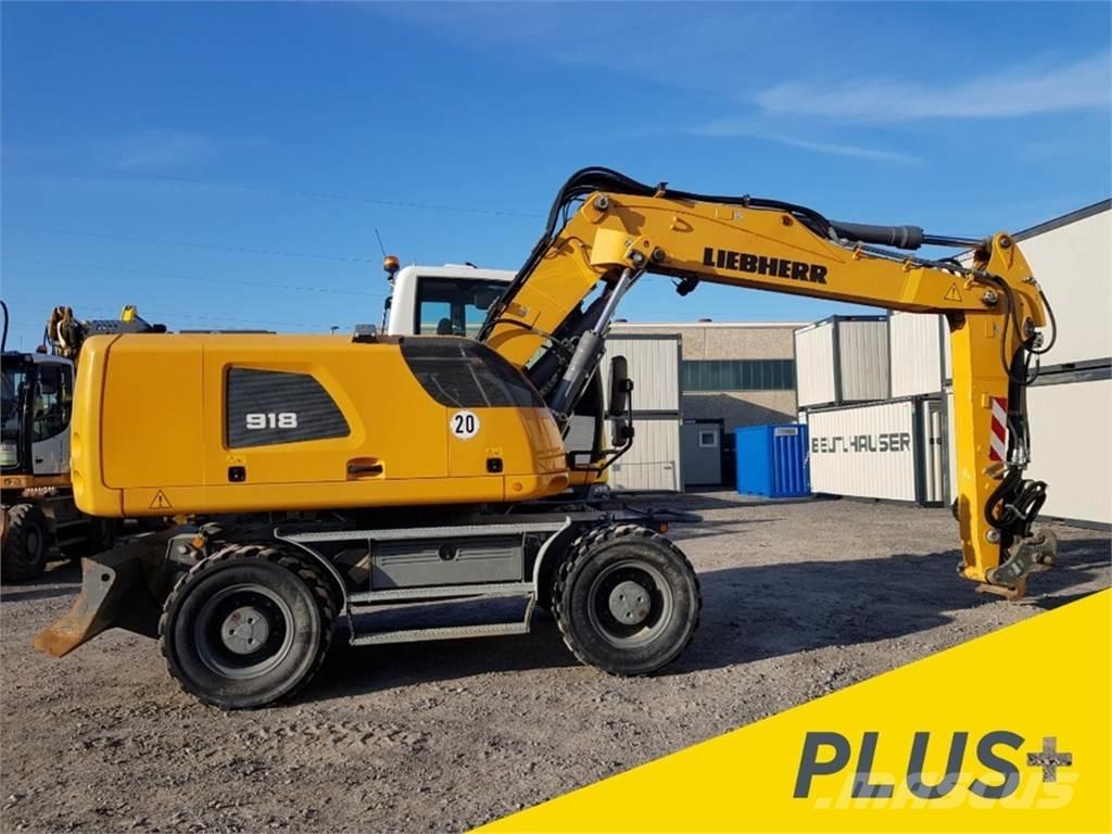 Liebherr A918 Gravemaskiner på hjul