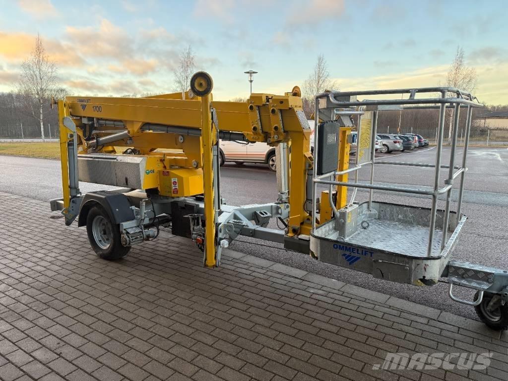 Omme 1700 EXB Trailermonterede lifte