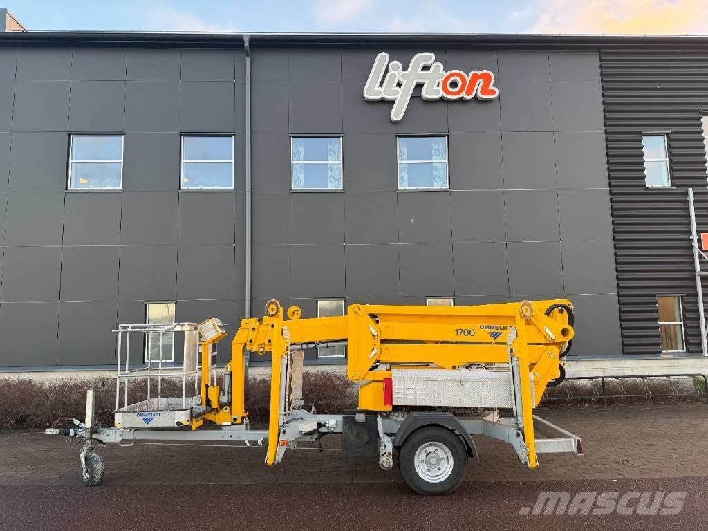 Omme 1700 EXB Trailermonterede lifte