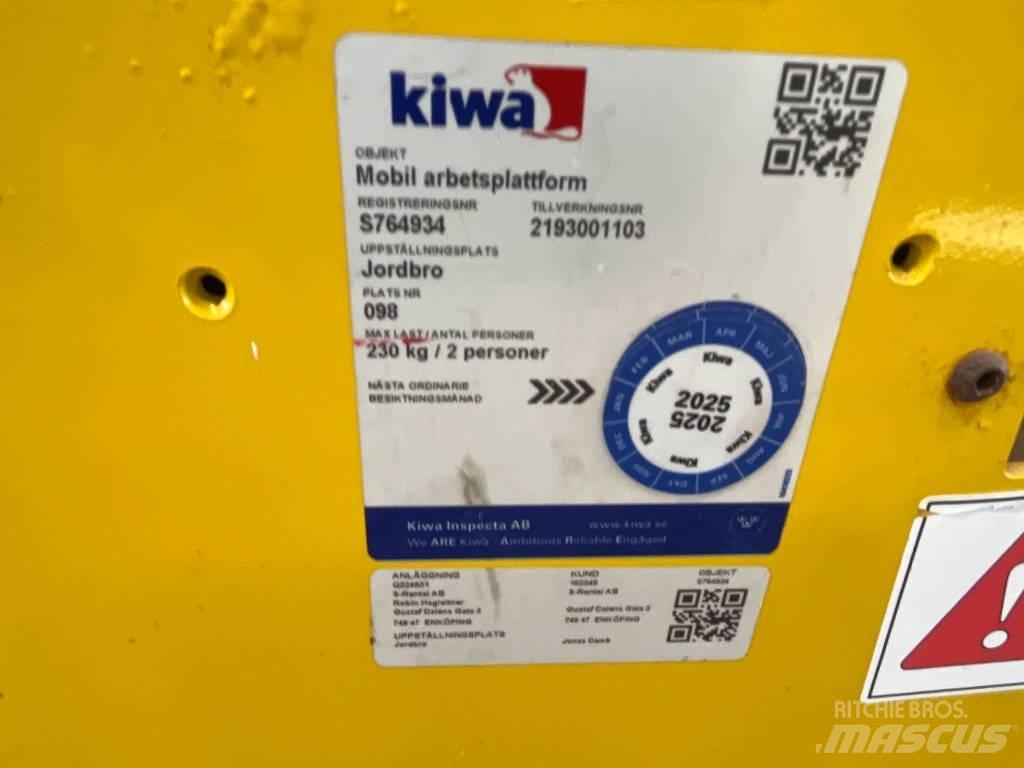 Saxlift GMG 930 ED, Saxlifte