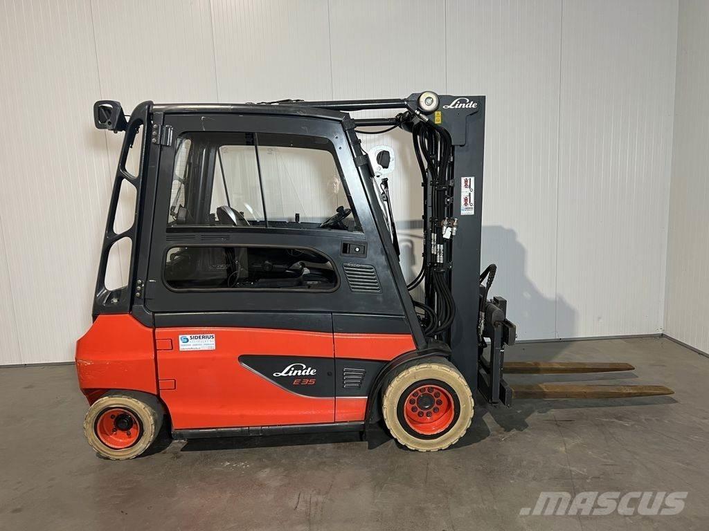 Linde E35L-01 El gaffeltrucks