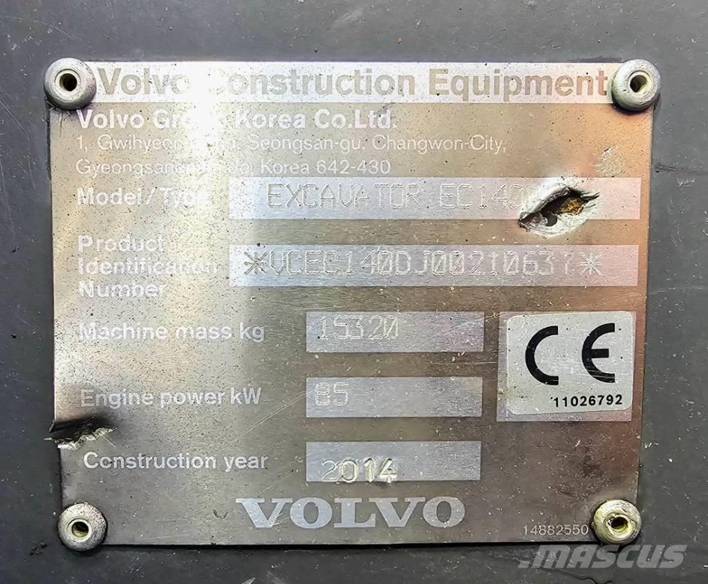 Volvo EC 140 DL Gravemaskiner på larvebånd