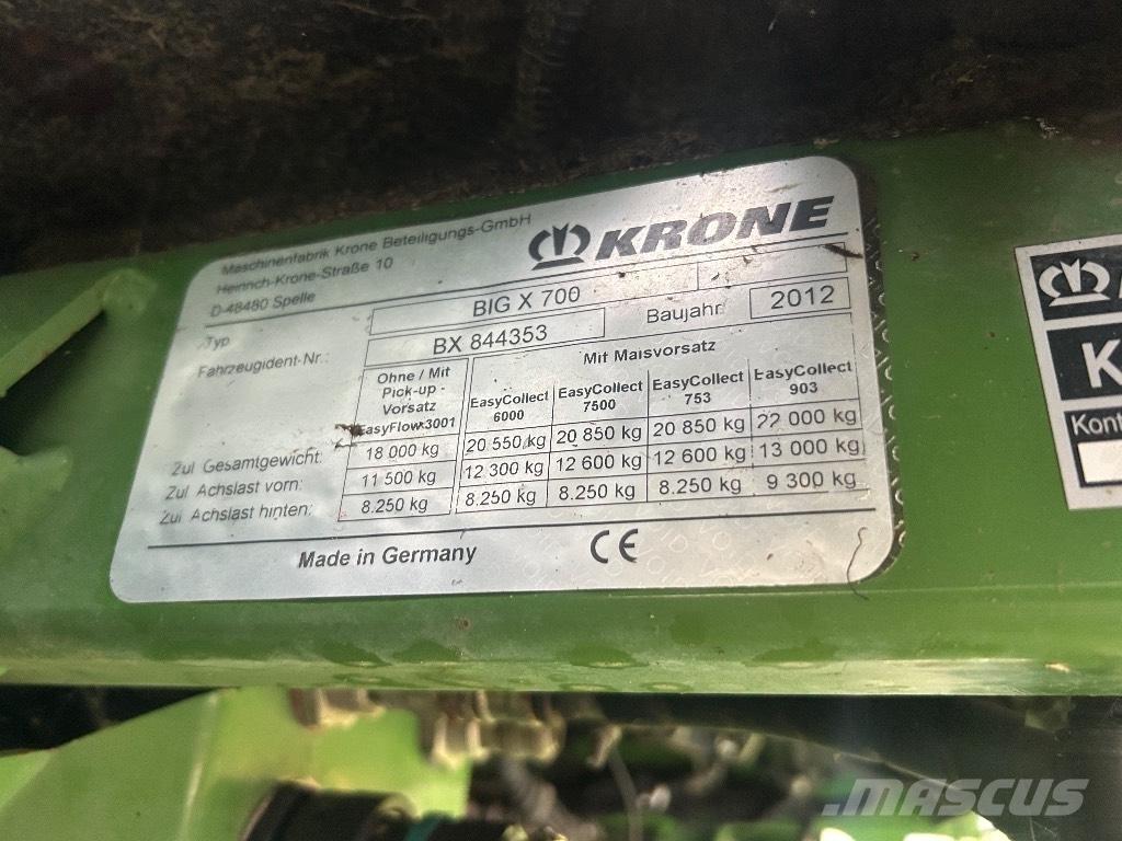 Krone Big X 700 Grønthøster