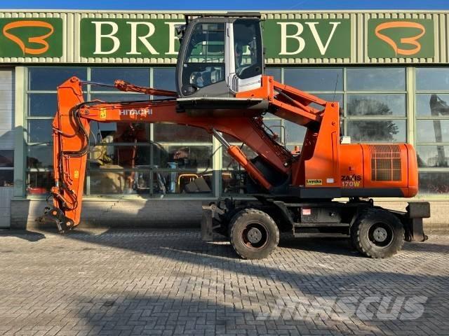 Hitachi ZX 170 W-3 Gravemaskiner på hjul