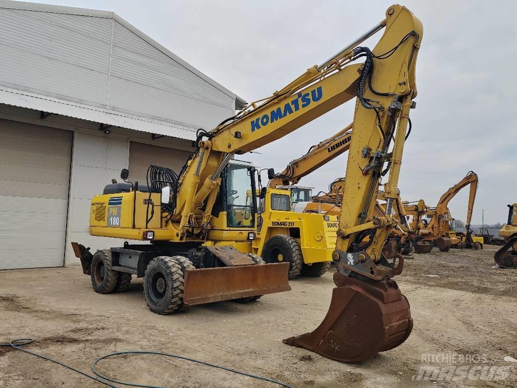 Komatsu PW 180-7EO Gravemaskiner på hjul