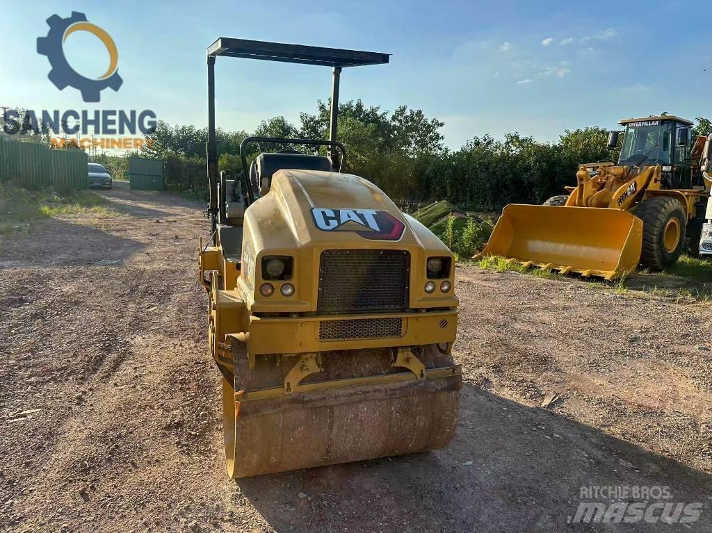 CAT CB24B Tvilling tromle