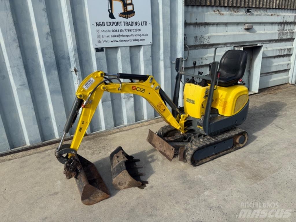 Wacker Neuson 803 Minigravemaskiner