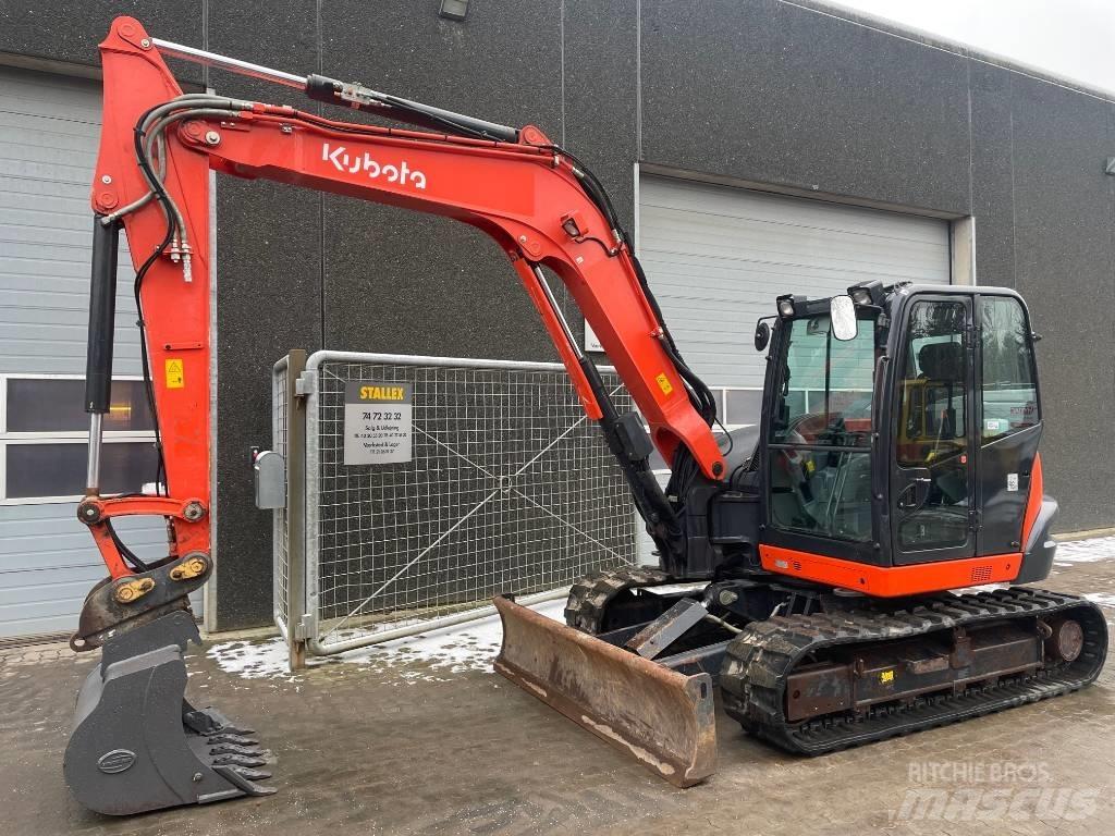 Kubota KX080-4a Midi-gravemaskiner 7t - 12t