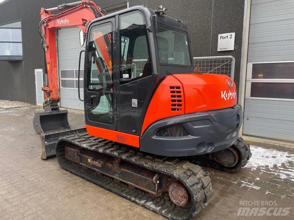 Kubota KX080-4a Midi-gravemaskiner 7t - 12t