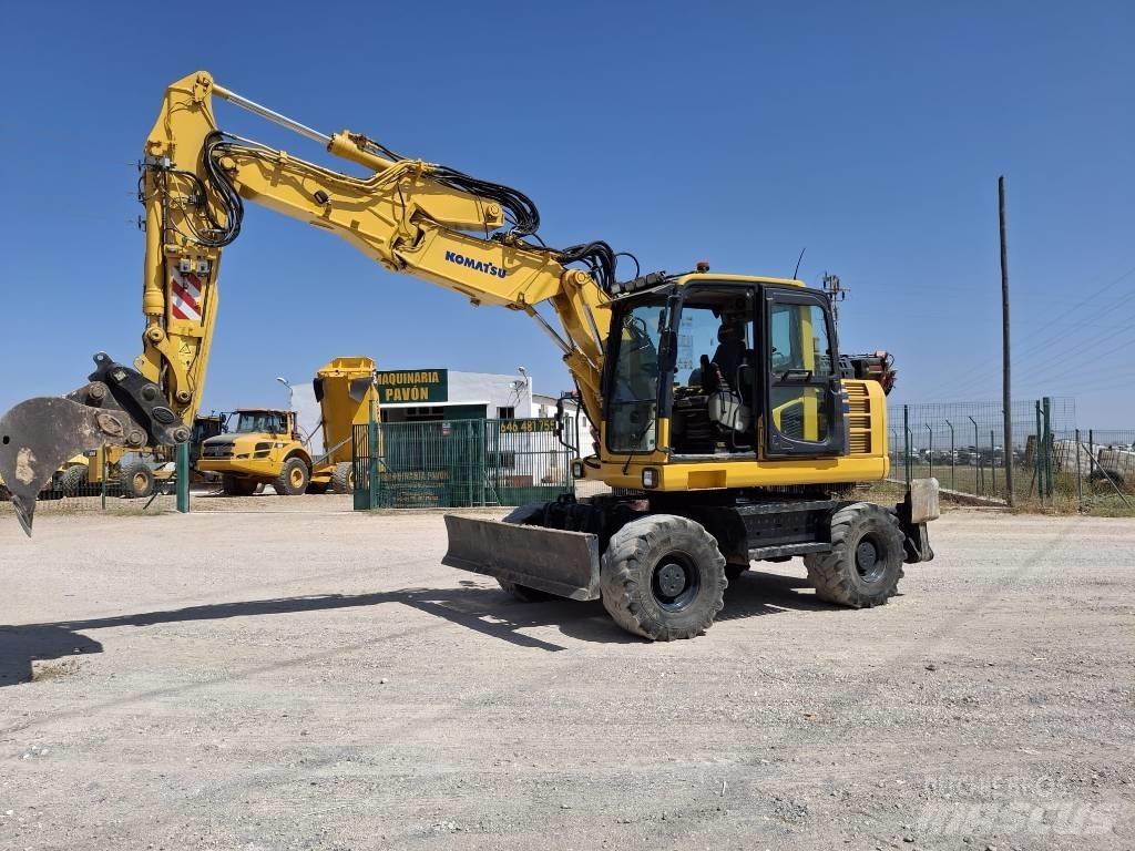 Komatsu PW 148-8 Gravemaskiner på hjul