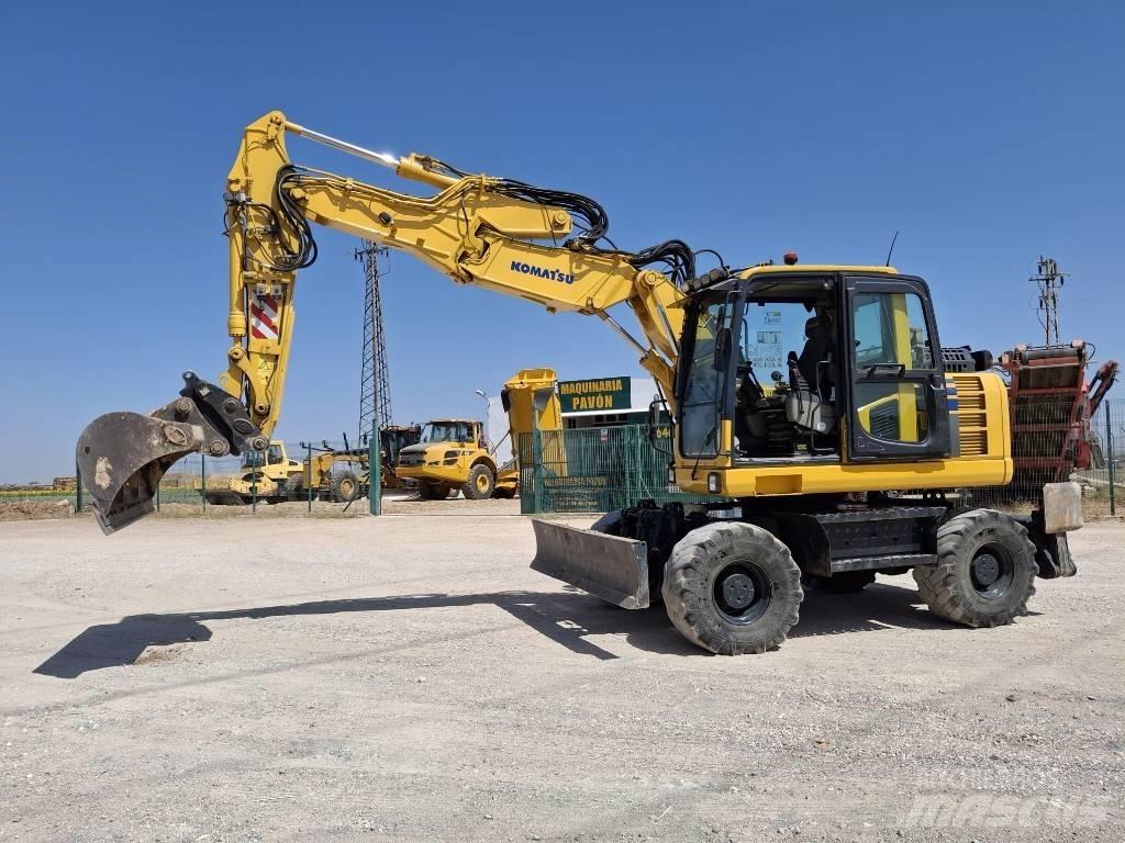 Komatsu PW 148-8 Gravemaskiner på hjul