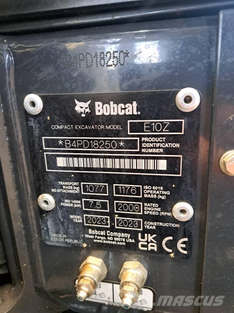 Bobcat E10Z Minigravemaskiner