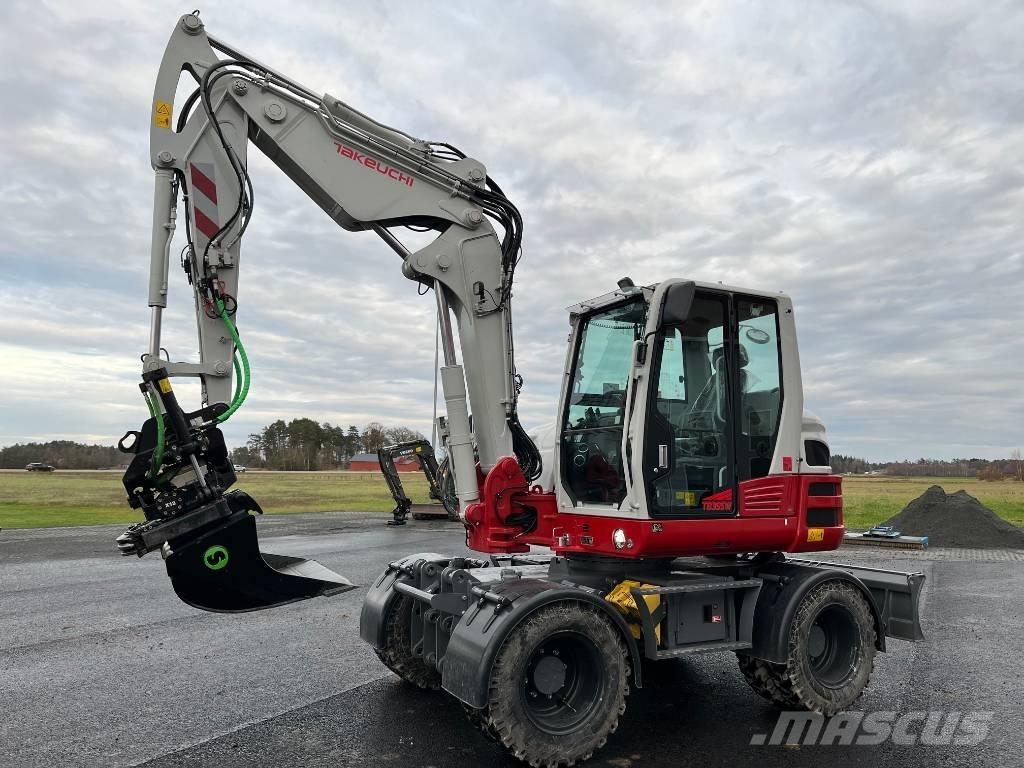 Takeuchi TB 395 W Gravemaskiner på hjul