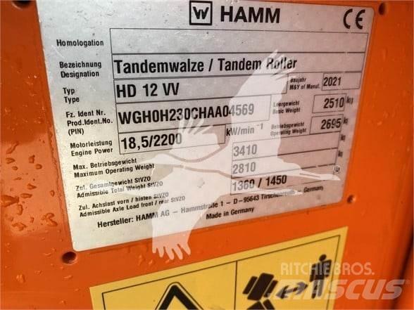 Hamm HD12VV Enkelt tromle