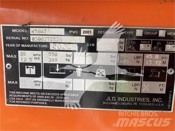 JLG 450AJ Bomlifte med knækarm