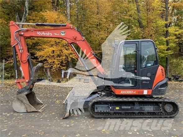 Kubota KX080-4 Gravemaskiner på larvebånd