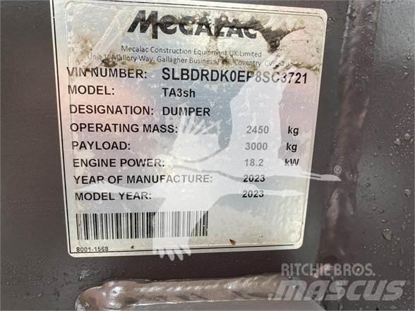 Mecalac TA3SH Dumpere