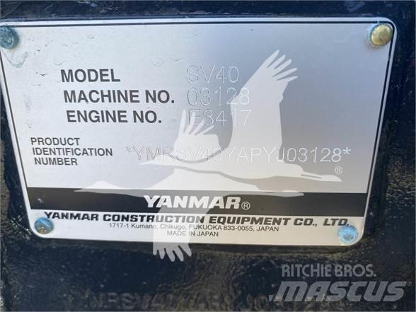 Yanmar SV40 Minigravemaskiner