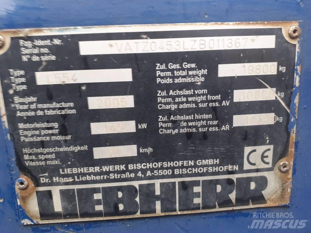 Liebherr L 554 Læssemaskiner på hjul