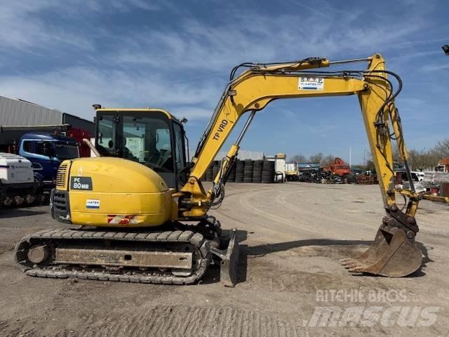 Komatsu PC 80 Midi-gravemaskiner 7t - 12t