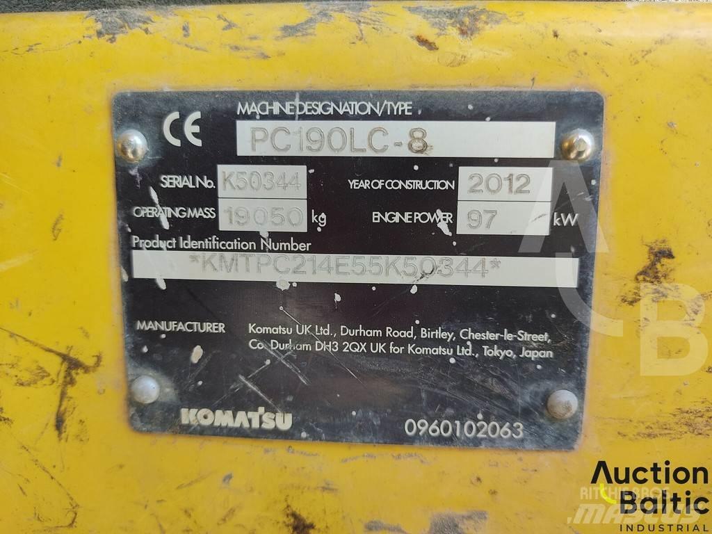 Komatsu PC190LC-8 Gravemaskiner på larvebånd