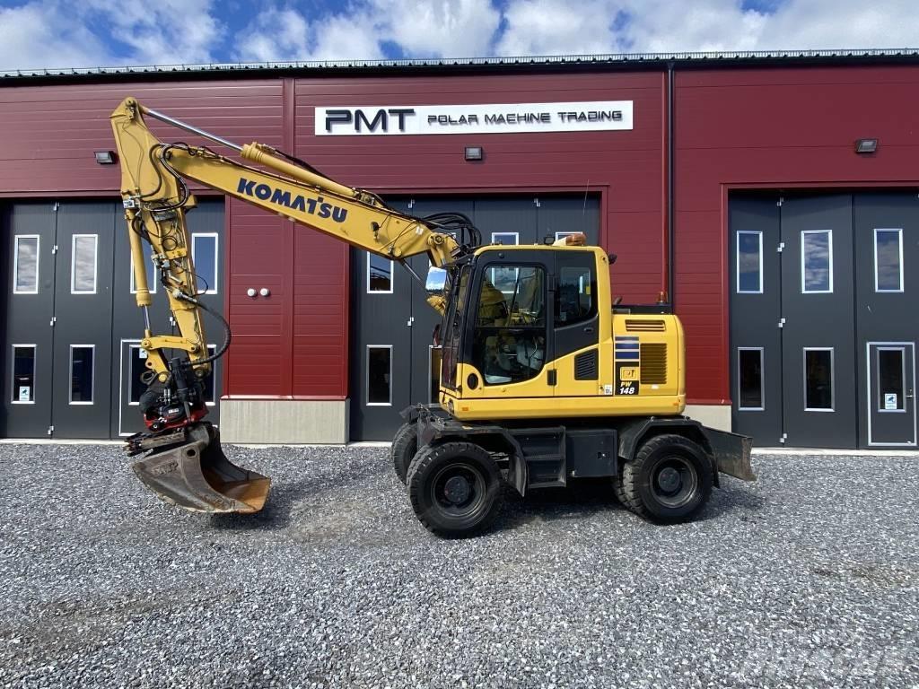 Komatsu PW 148-10 Gravemaskiner på hjul