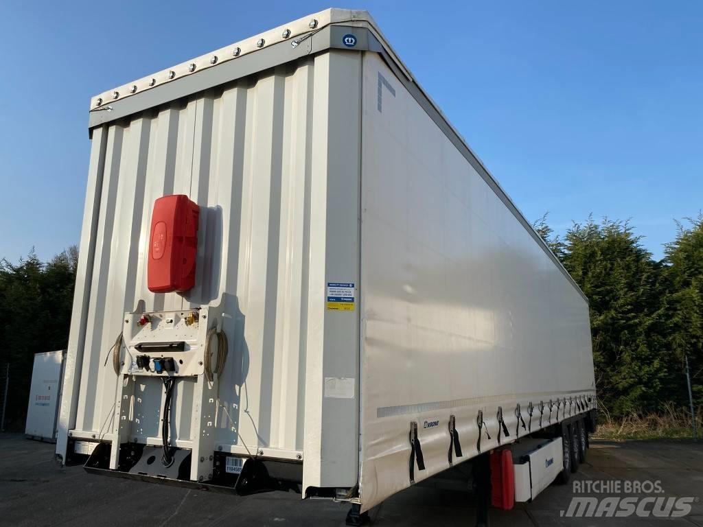 Krone SDP 27 Semi-trailer med Gardinsider
