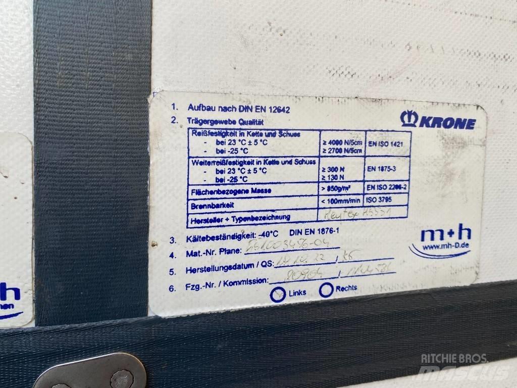 Krone SDP 27 Semi-trailer med Gardinsider