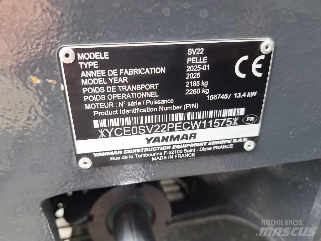 Yanmar SV 22 Minigravemaskiner