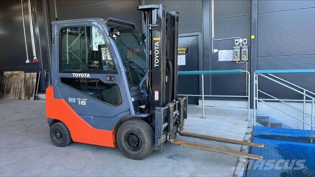 Toyota 02-8 FDF 18 Diesel gaffeltrucks