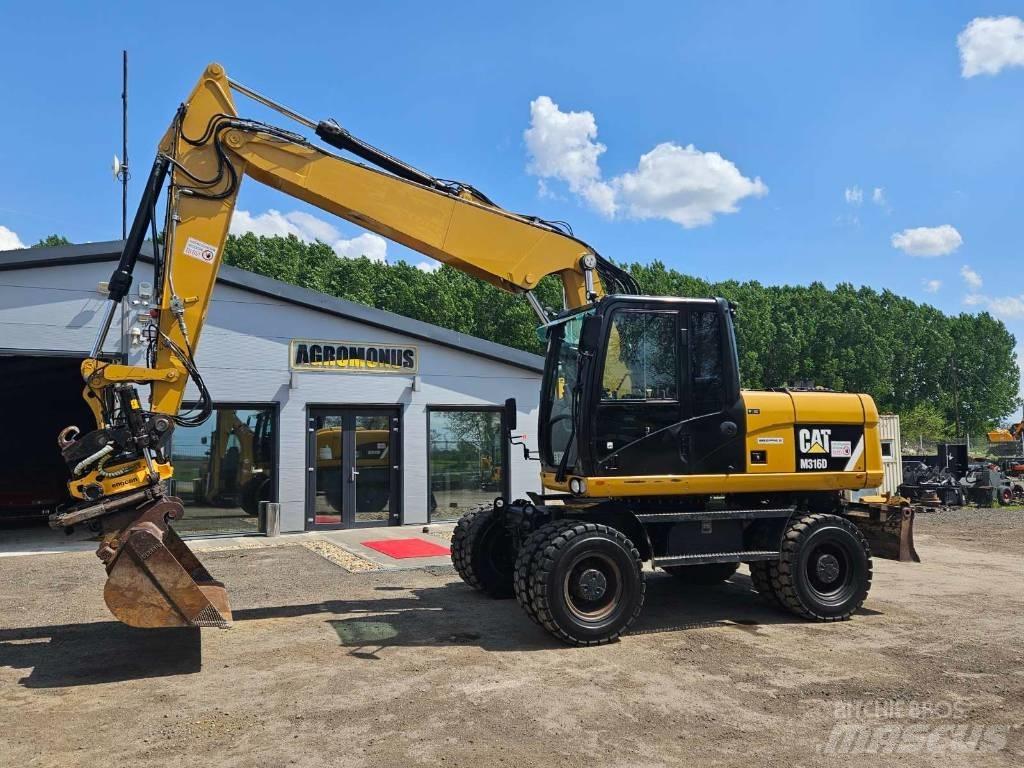 CAT M 316 D Gravemaskiner på hjul