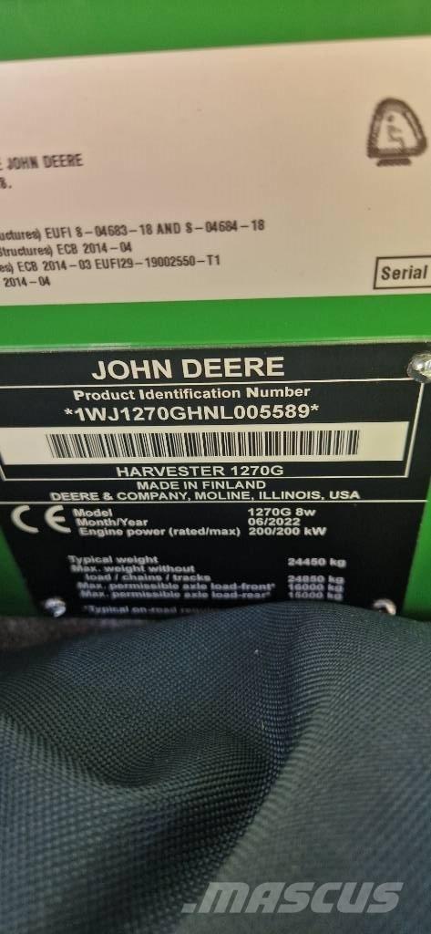 John Deere 1270 G Skovningsmaskiner
