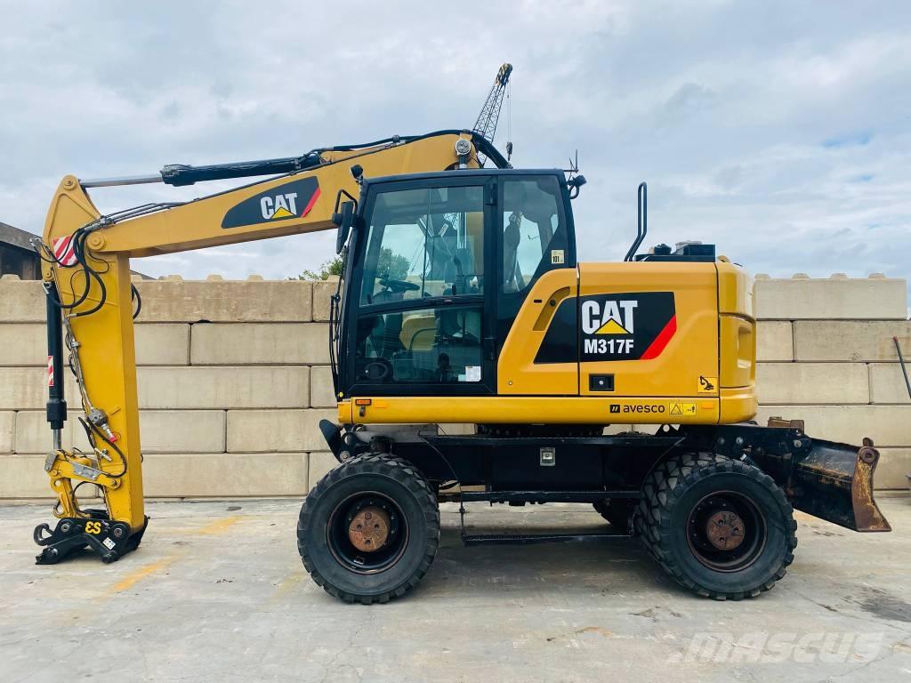 CAT m317f Gravemaskiner på hjul