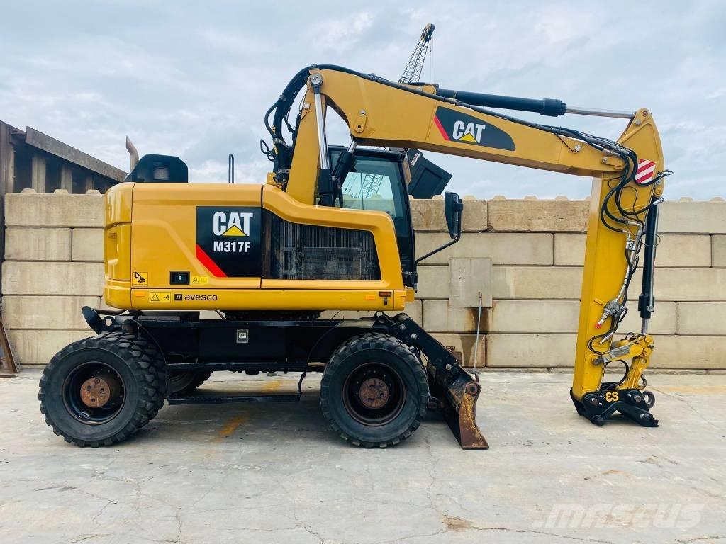 CAT m317f Gravemaskiner på hjul